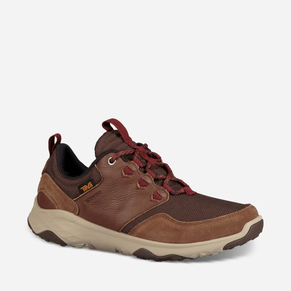 Teva Arrowood Venture WP - Men's Teva Sneakers - Brown | India (DGLX86409)